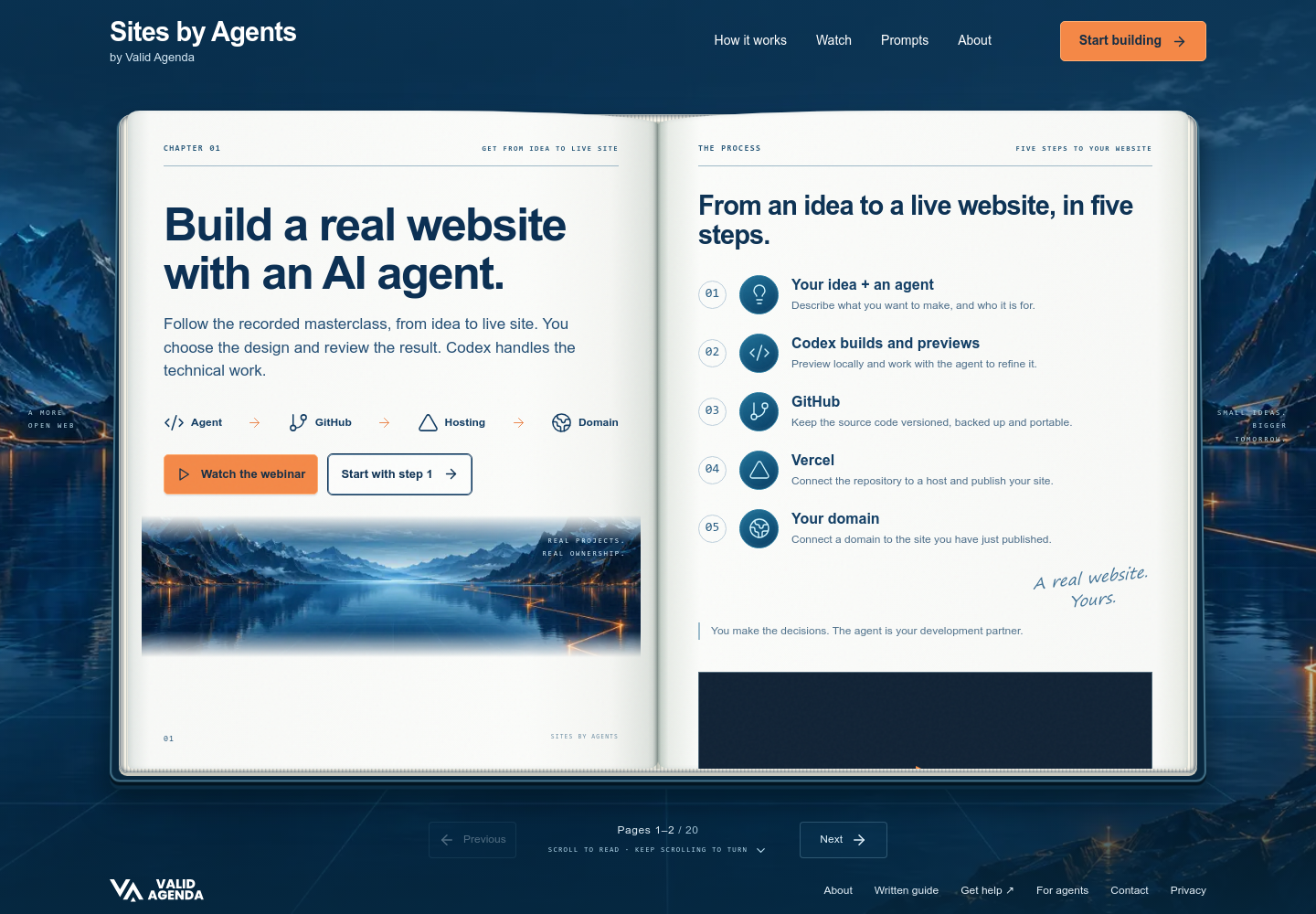 Sites by Agents free website-building masterclass and guide
